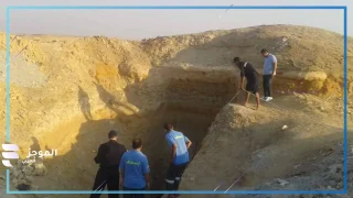 التنقيب عن الآثار في الدرب الأحمر