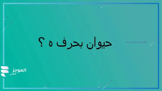 حيوان بحرف الهاء هـ معروف، اسم حيوان يبدأ بحرف ه