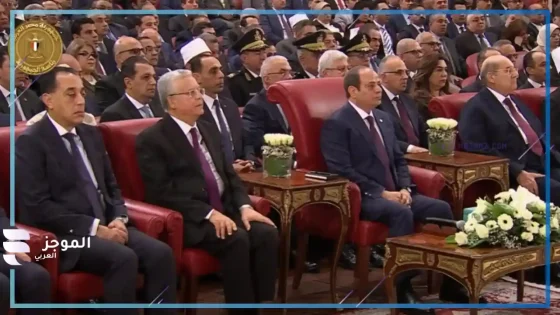 الرئيس عبدالفتاح السيسي خلال احتفال وزارة الأوقاف بليلة القدر