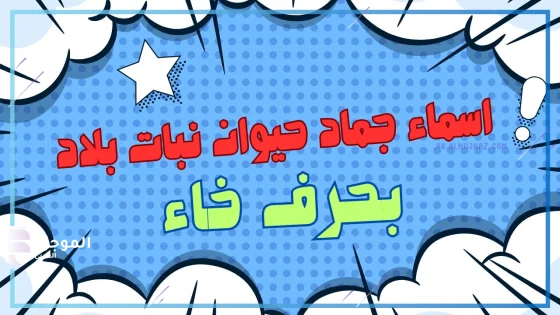 جماد بحرف الخاء، اسم جماد يبدأ بحرف الخاء