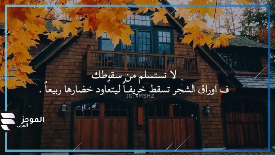 عبارات عن الخريف والأوراق المتساقطة جميلة قصيرة، أجمل كلام عن الخريف فيس بوك