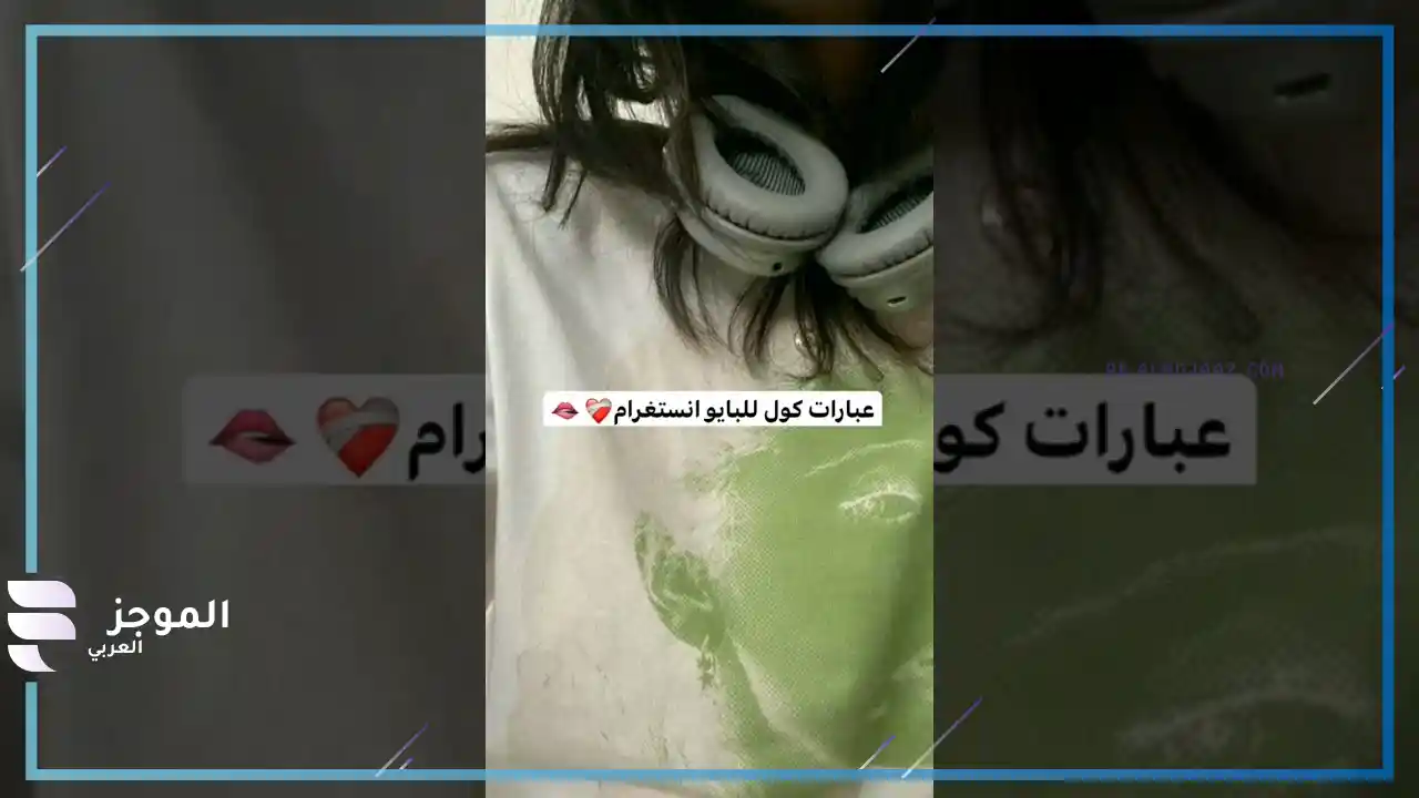عبارات للبايو بالعربي