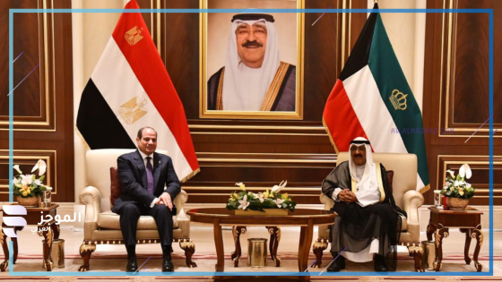 رئيس مصر وأمير الكويت