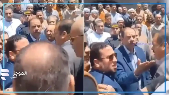 مشادة بين مسؤولين أمام المحافظ